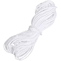 ZCZY Cuerda Elastica-3mm Redondo Cintas elásticas para Costura Y Manualidades DIY Cordon- Elástico de Cuerda Tela para…